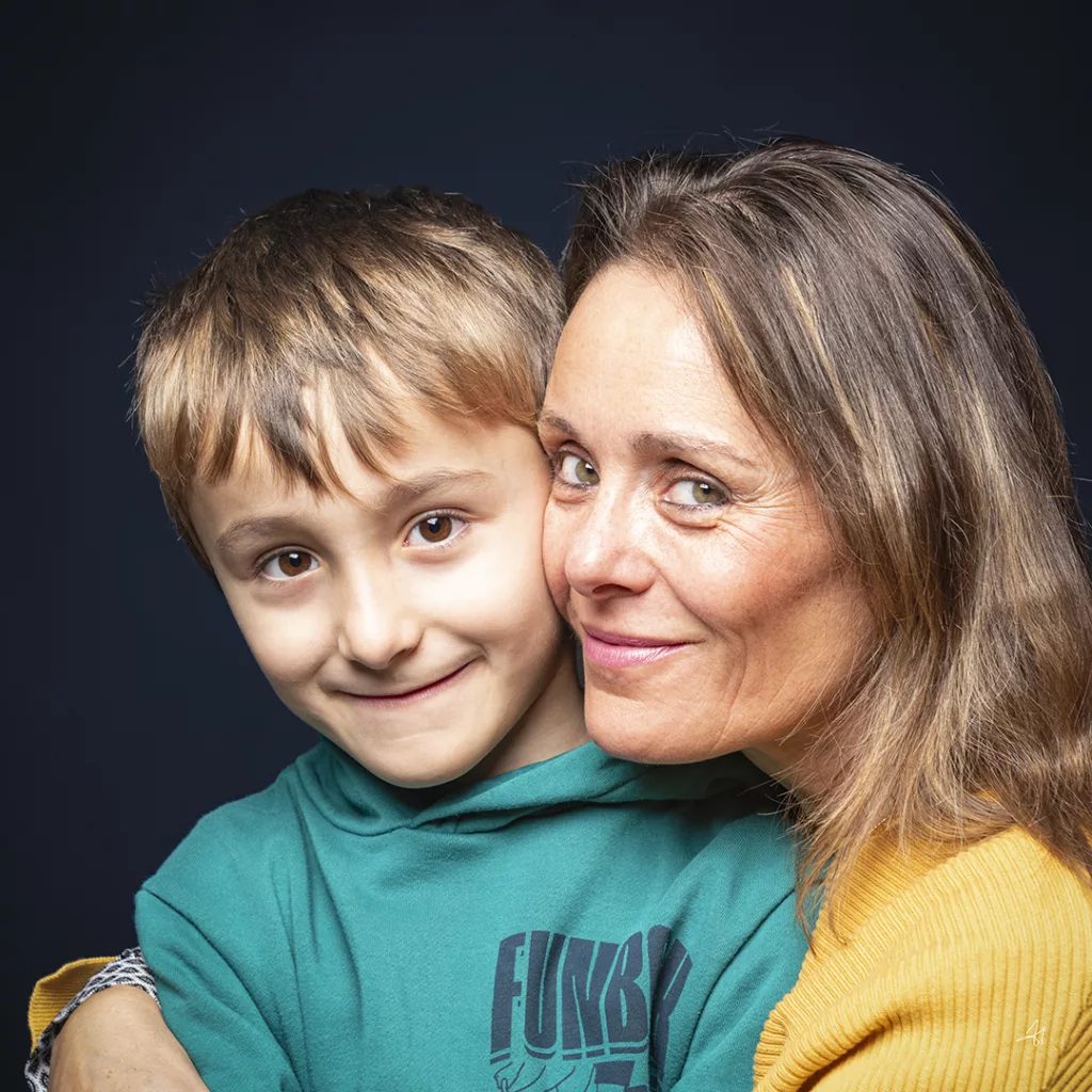 Portrait mère fils