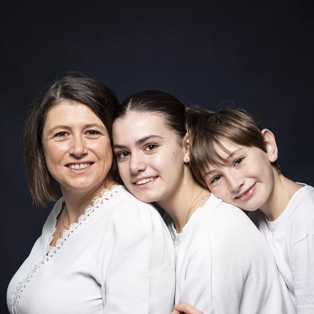 Portrait mère enfants