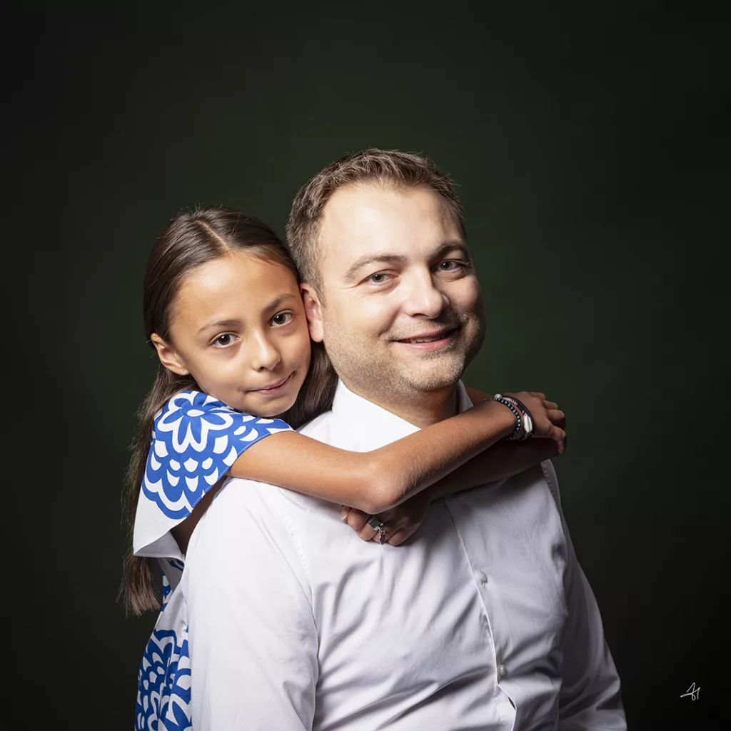 Portrait père fille