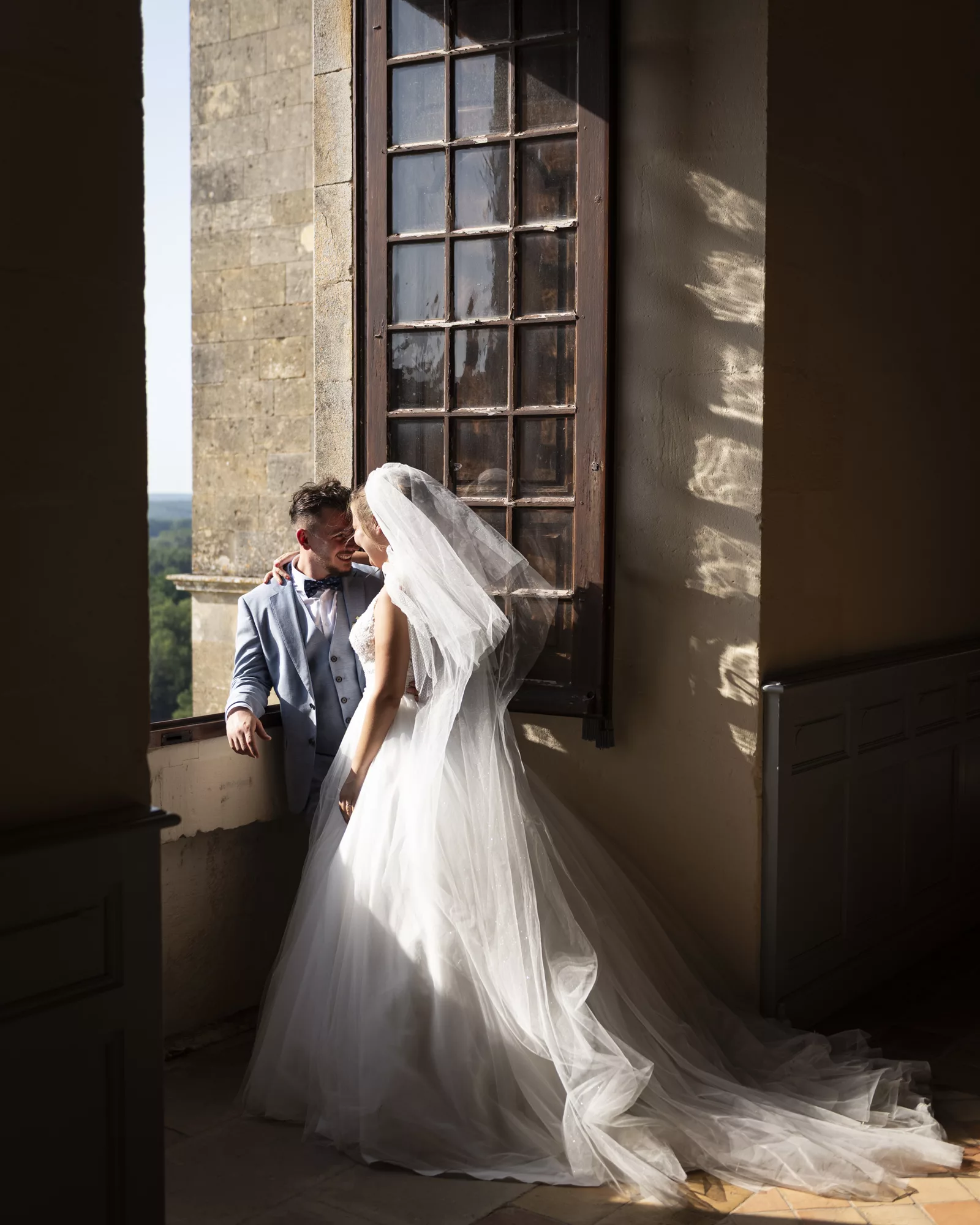 mariage Monpazier préparatifs / cérémonie / banquet