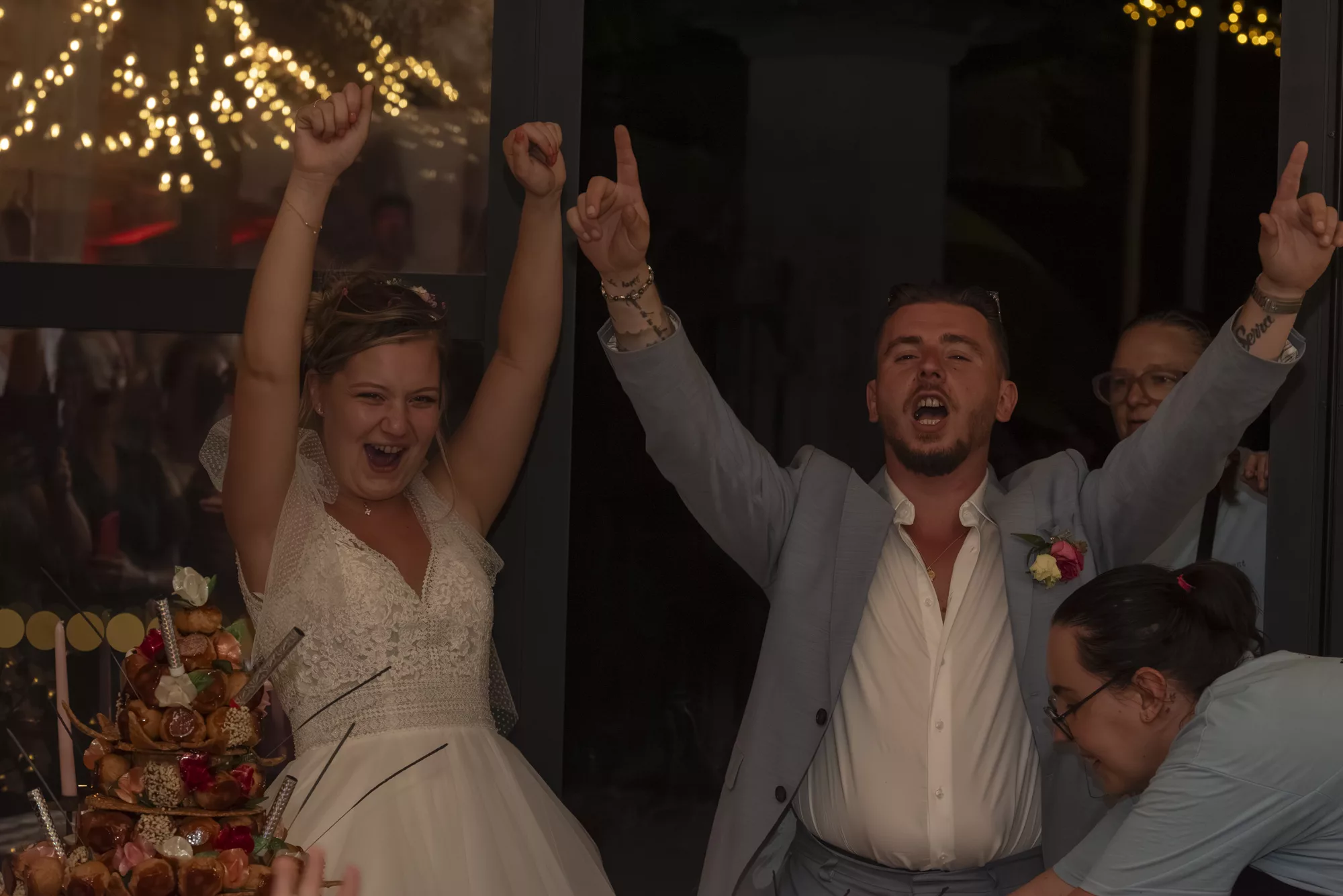 mariage Monpazier préparatifs / cérémonie / banquet