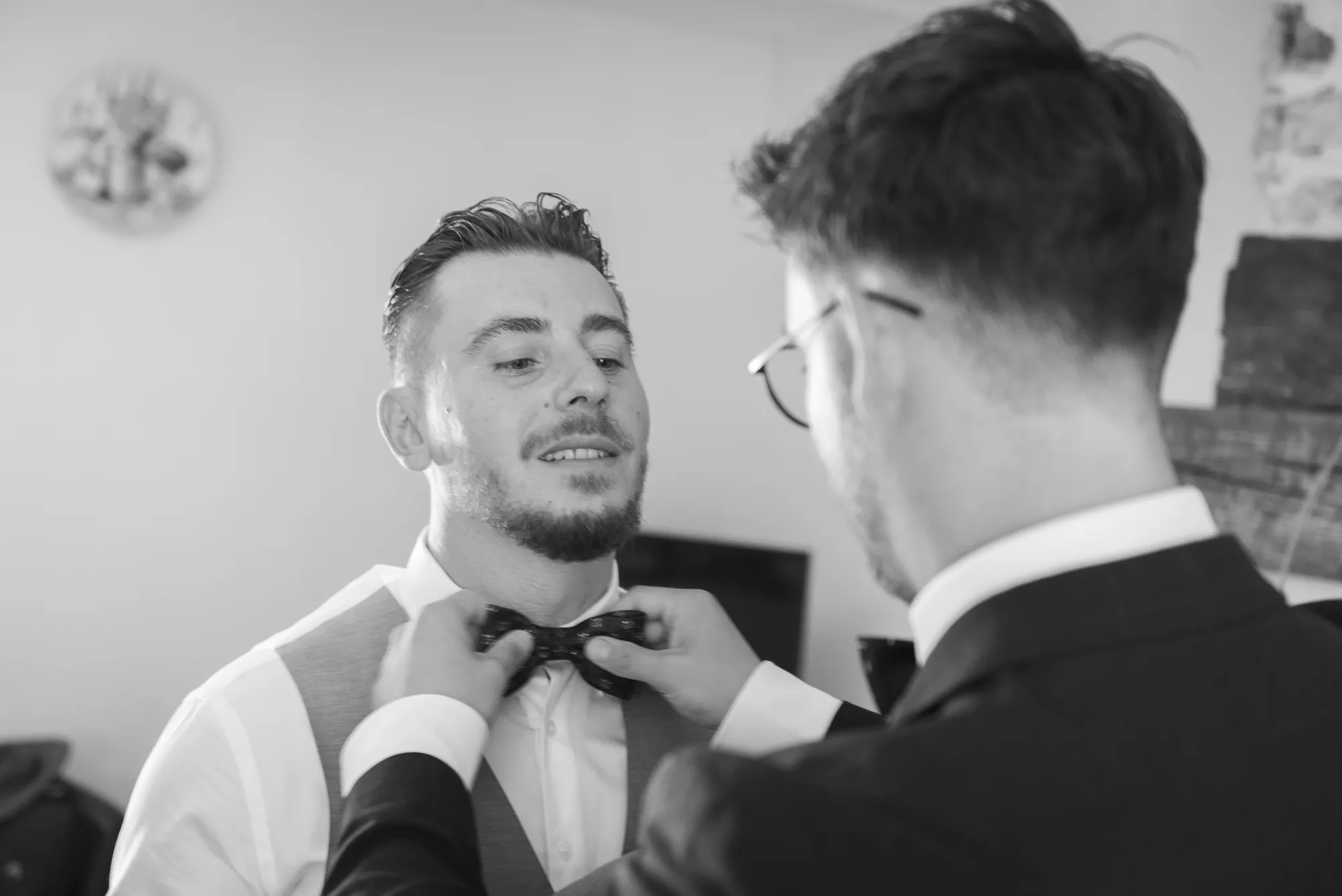 mariage Monpazier préparatifs / cérémonie / banquet